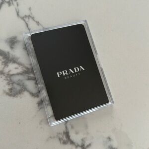 Prada Beauty Perfume Playing Card in Display Case